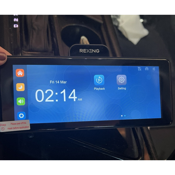 Rexing CPDuo-686 Dash Cam Front & Rear Recording Touch Screen 4K 6.86" New Open - Picture 3 of 8